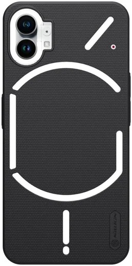 Nillkin Super Frosted Shield Nothing Phone 1 Hoesje Back Cover Zwart afbeelding 4