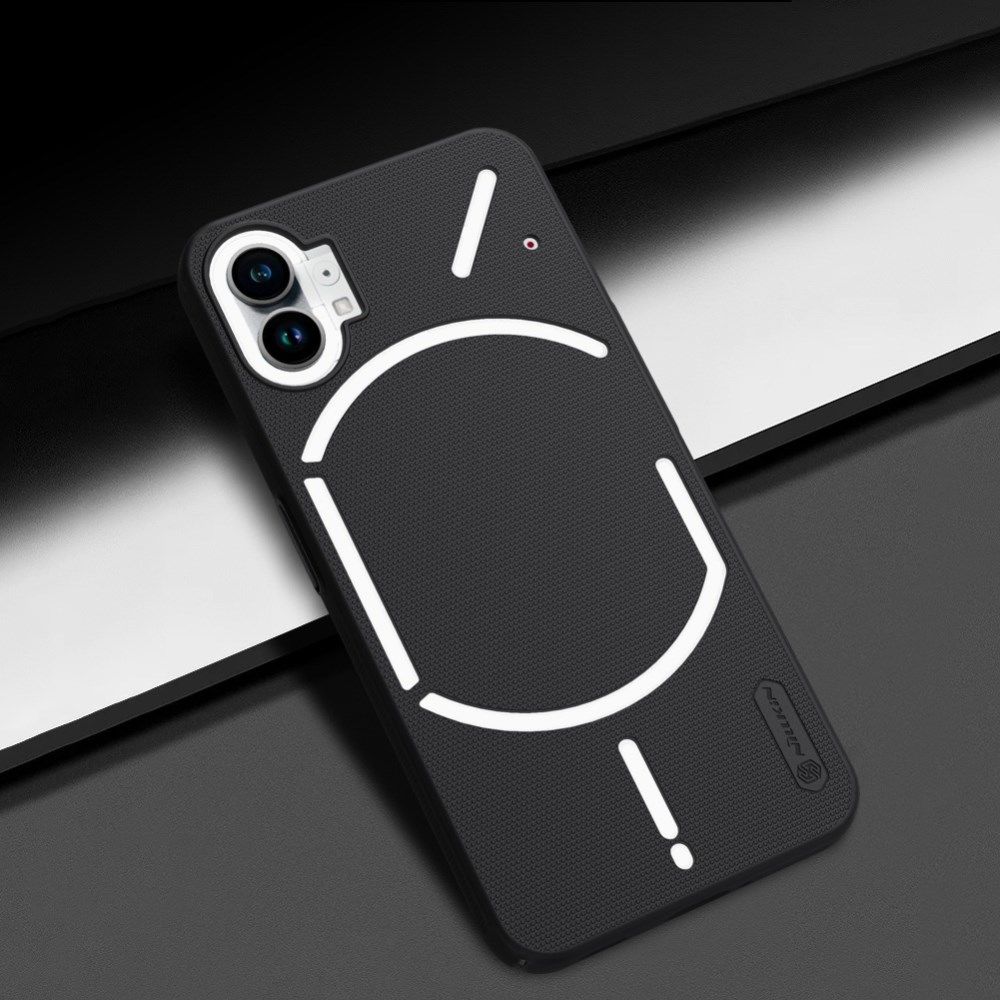 Nillkin Super Frosted Shield Nothing Phone 1 Hoesje Back Cover Zwart afbeelding 6