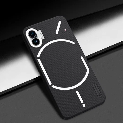Nillkin Super Frosted Shield Nothing Phone 1 Hoesje Back Cover Zwart afbeelding 6