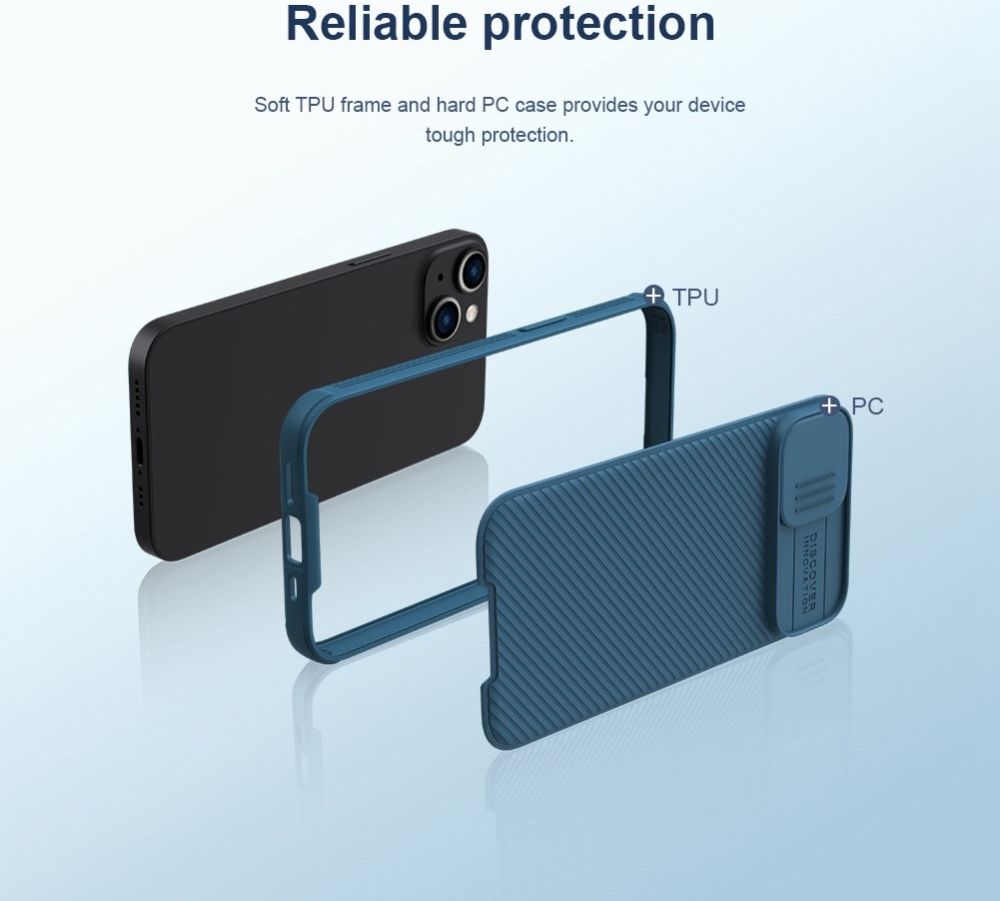Nillkin CamShield MagSafe Apple iPhone 14 Hoesje Camera Slider Zwart afbeelding 9