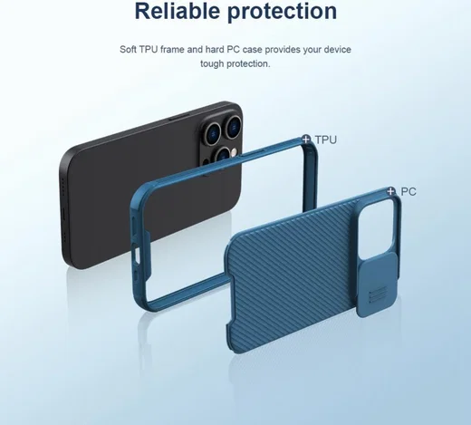 Nillkin CamShield MagSafe iPhone 14 Pro Hoesje Camera Slider Zwart afbeelding 11