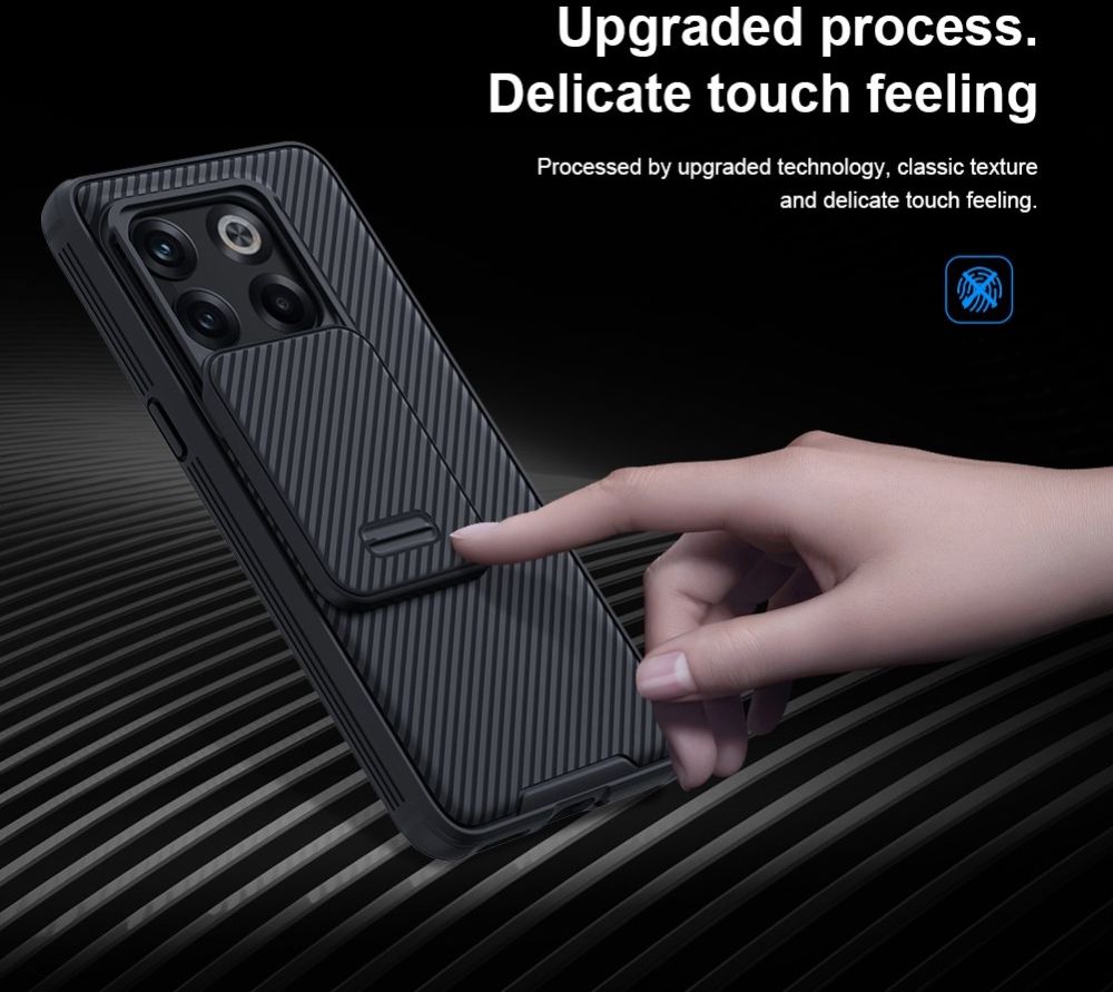 Nillkin CamShield OnePlus 10T Hoesje met Camera Slider Zwart afbeelding 10