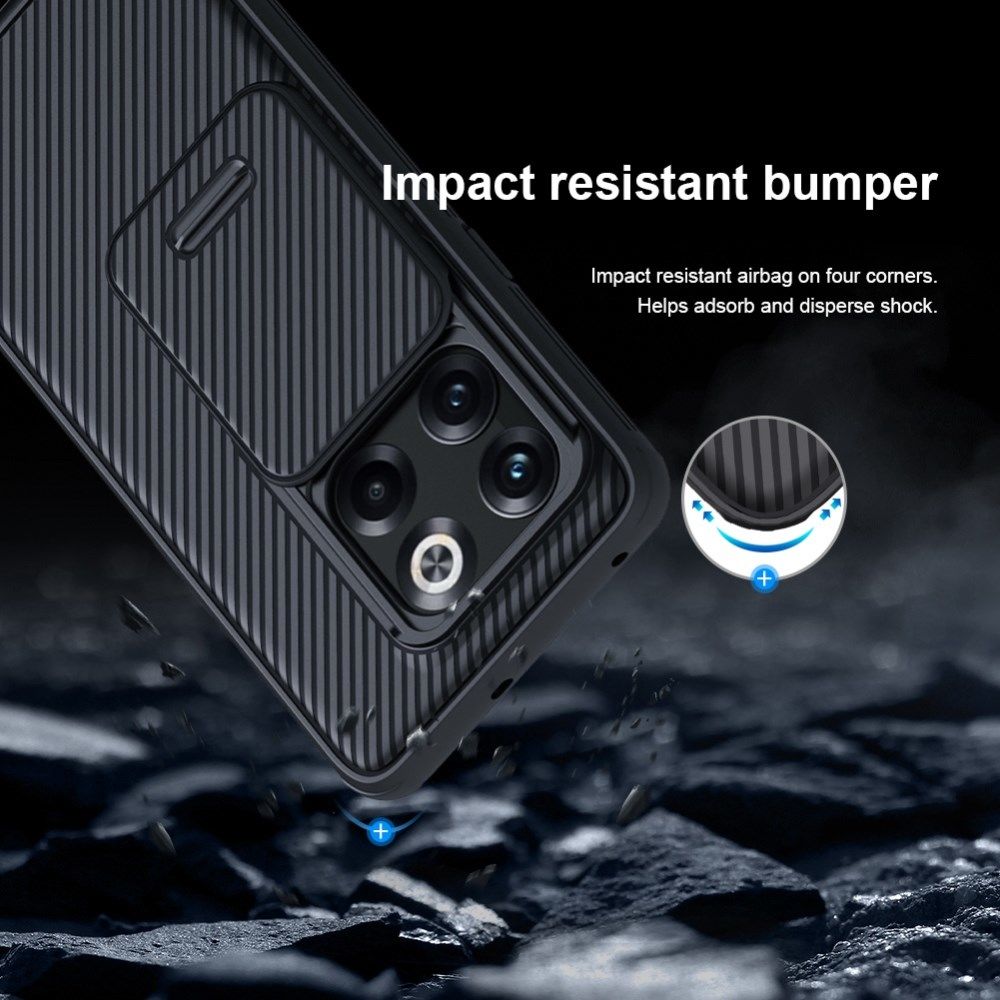 Nillkin CamShield OnePlus 10T Hoesje met Camera Slider Zwart afbeelding 11