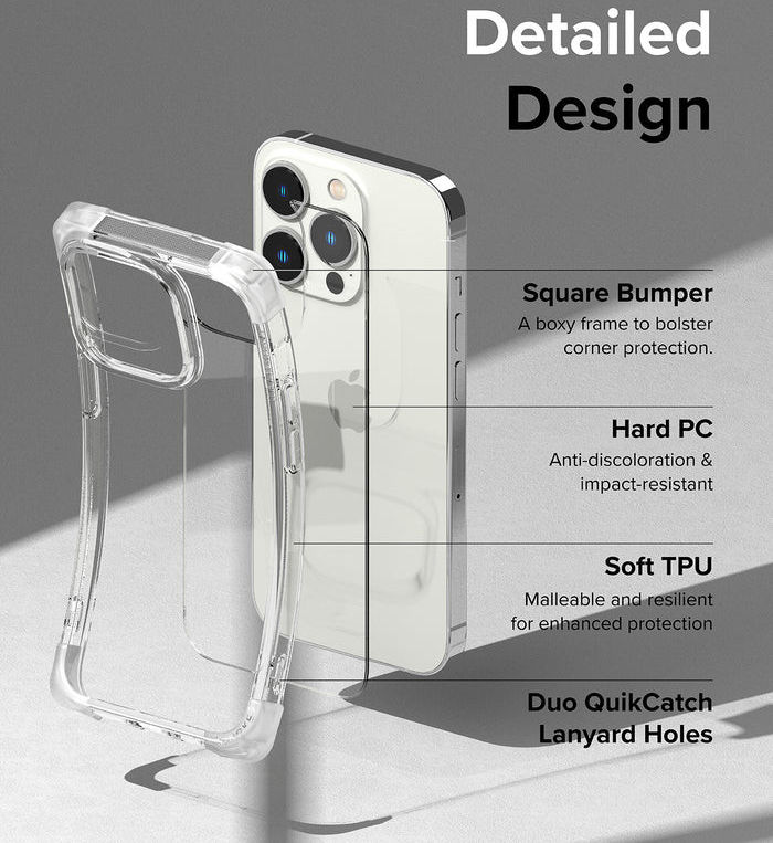 Ringke Fusion Bumper Apple iPhone 14 Pro Max Hoesje Transparant Paars afbeelding 13