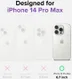 Ringke Fusion Bumper Apple iPhone 14 Pro Max Hoesje Transparant Paars afbeelding 2