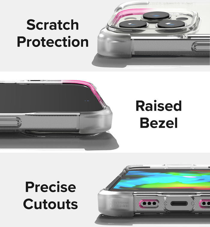 Ringke Fusion Bumper Apple iPhone 14 Pro Max Hoesje Transparant Paars afbeelding 4