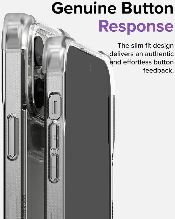 Ringke Fusion Bumper Apple iPhone 14 Pro Max Hoesje Transparant Paars afbeelding 5