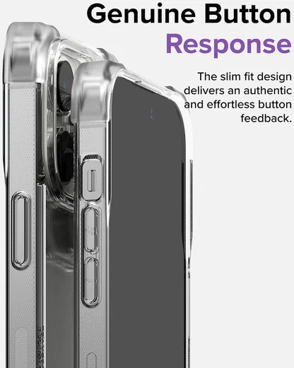 Ringke Fusion Bumper Apple iPhone 14 Pro Max Hoesje Transparant Paars afbeelding 5