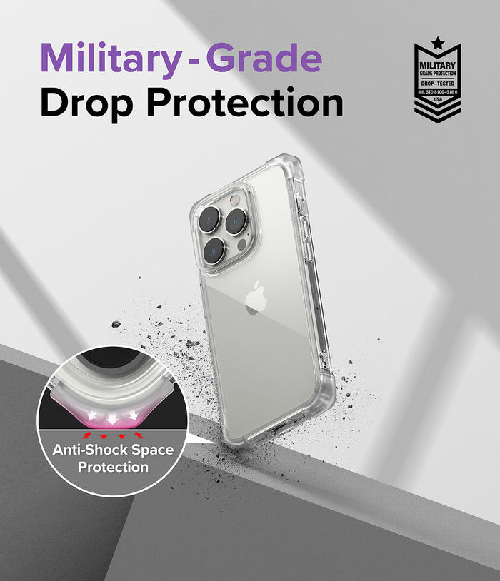 Ringke Fusion Bumper Apple iPhone 14 Pro Max Hoesje Transparant Paars afbeelding 10
