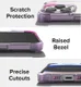 Ringke Fusion Bumper Apple iPhone 14 Pro Hoesje Transparant Paars afbeelding 11