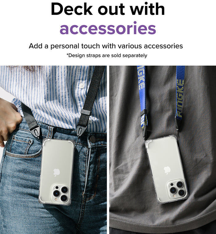 Ringke Fusion Bumper Apple iPhone 14 Pro Hoesje Transparant Paars afbeelding 13