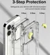 Ringke Fusion+ Apple iPhone 14 Pro Hoesje Transparant + Bumper Lime afbeelding 8