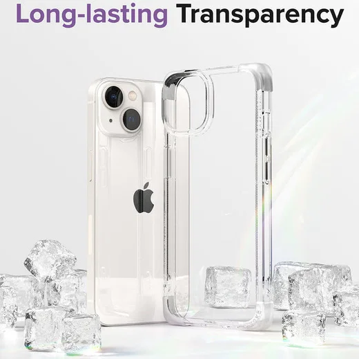 Ringke Fusion Bumper Apple iPhone 14 Hoesje Transparant Paars afbeelding 11