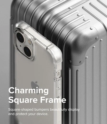 Ringke Fusion Bumper Apple iPhone 14 Hoesje Transparant Paars afbeelding 12