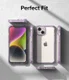 Ringke Fusion Bumper Apple iPhone 14 Hoesje Transparant Paars afbeelding 2