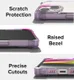 Ringke Fusion Bumper Apple iPhone 14 Hoesje Transparant Paars afbeelding 3