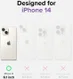 Ringke Fusion Bumper Apple iPhone 14 Hoesje Transparant Paars afbeelding 4