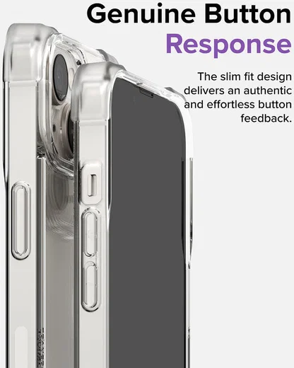 Ringke Fusion Bumper Apple iPhone 14 Hoesje Transparant Paars afbeelding 8