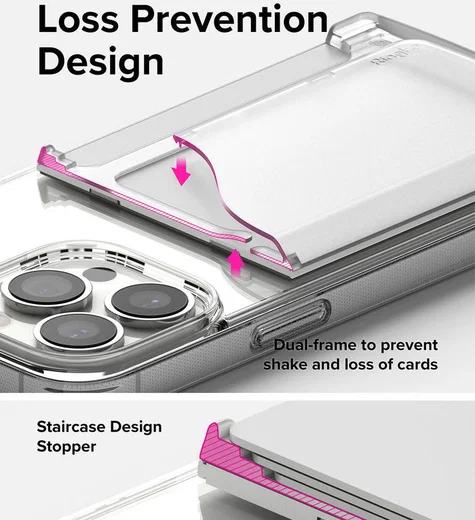Ringke Magnetic Side Slot MagSafe Kaarthouder Drie Pasjes Zwart afbeelding 7