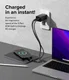 Ringke USB/USB-C GaN Snellader 65W PD 3.0/QC 3.0 Adapter Zwart afbeelding 3