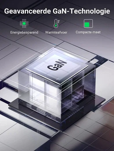 UGREEN Nexode 45W PD USB-C Snellader GaN Adaper Fast Charge Grijs afbeelding 9