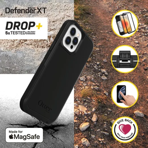 OtterBox Defender XT Apple iPhone 12 Pro Max Hoesje MagSafe Zwart afbeelding 4