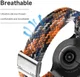 Dux Ducis Mixture II Strap - Universeel Smartwatch Bandje 20MM - Stof - Camo afbeelding 3
