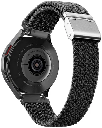 Dux Ducis Mixture II Strap Universeel Smartwatch Bandje 20MM Zwart afbeelding 2