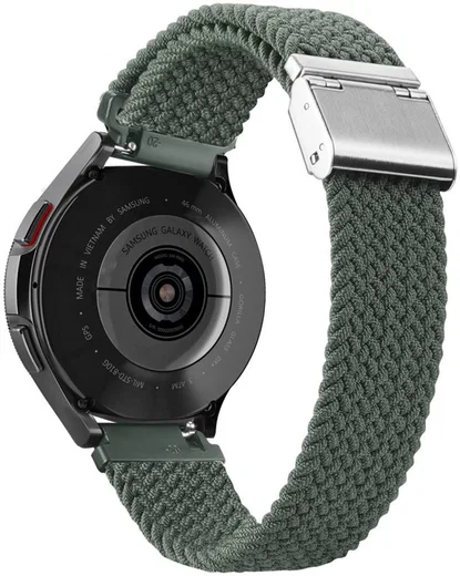 Dux Ducis Mixture II Strap - Universeel Smartwatch Bandje 22MM - Groen afbeelding 2