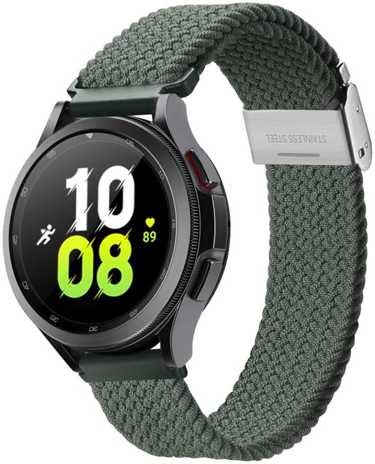 Dux Ducis Mixture II Strap - Universeel Smartwatch Bandje 22MM - Groen afbeelding 1