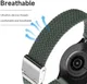 Dux Ducis Mixture II Strap - Universeel Smartwatch Bandje 22MM - Groen afbeelding 3