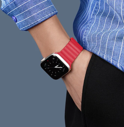 Dux Ducis Apple Watch Band - 1-10/SE/Ultra - 49MM/46MM/45MM/44MM/42MM - Rood afbeelding 5