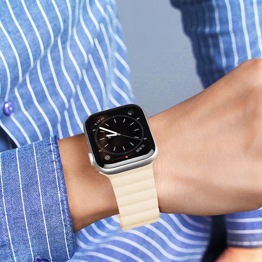Dux Ducis Apple Watch Band - 1-10/SE/Ultra 49/45/46/44/42MM - Goud afbeelding 3