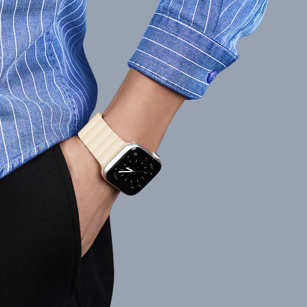 Dux Ducis Apple Watch Band - 1-10/SE/Ultra 49/45/46/44/42MM - Goud afbeelding 5