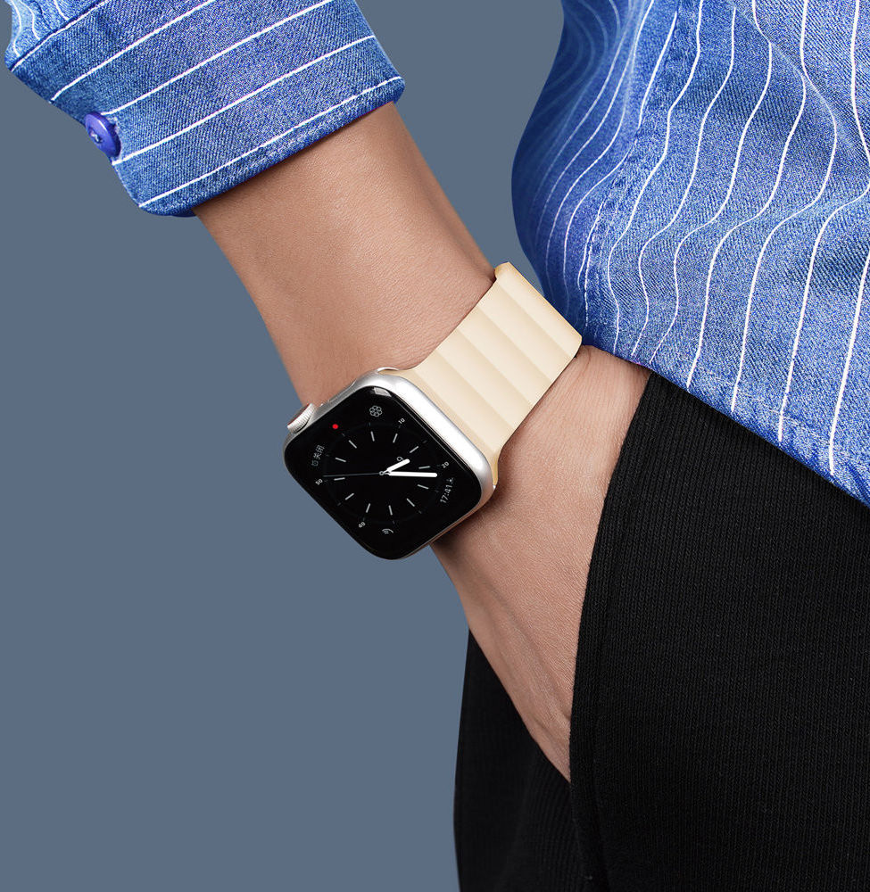 Dux Ducis Apple Watch Band - 1-10/SE/Ultra 49/45/46/44/42MM - Goud afbeelding 6