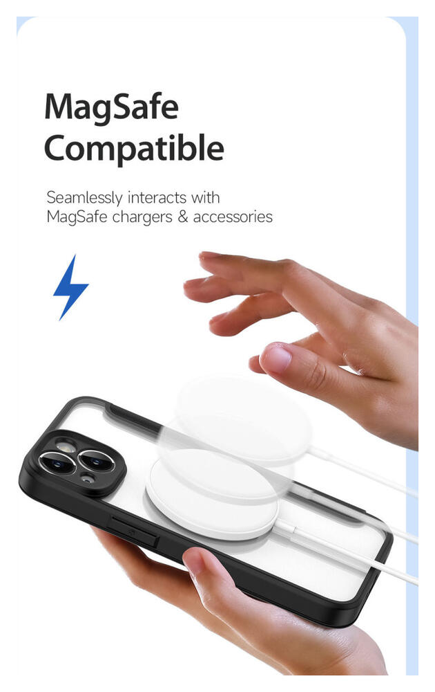 Dux Ducis Skin X Pro iPhone 14 Pro Hoesje MagSafe Book Case Zwart afbeelding 3