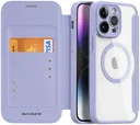Dux Ducis Skin X Pro iPhone 14 Pro Max Hoesje MagSafe Book Case Paars