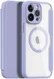 Dux Ducis Skin X Pro iPhone 14 Pro Max Hoesje MagSafe Book Case Paars afbeelding 2