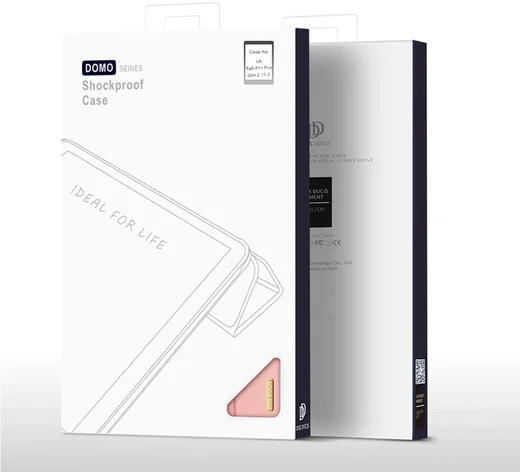 Dux Ducis Domo Lenovo Tab P11 Pro Gen 2 Hoes Book Case Roze afbeelding 9