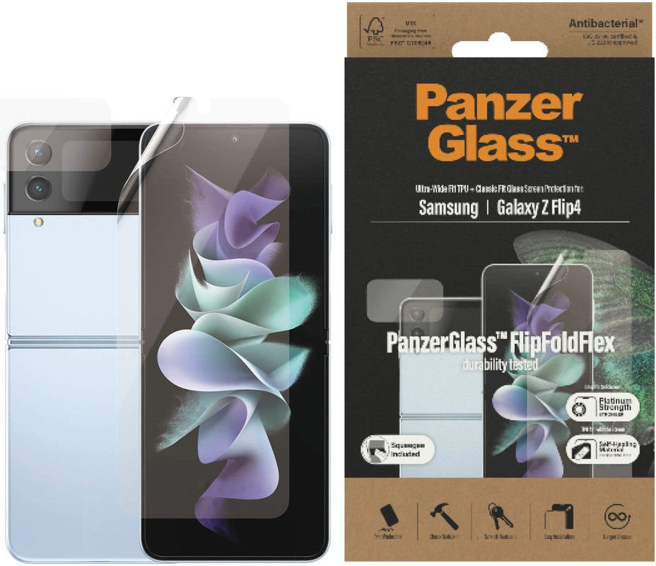 PanzerGlass Samsung Galaxy Z Flip 4 Screen Protector Case Friendly afbeelding 3