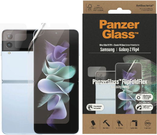 PanzerGlass Samsung Galaxy Z Flip 4 Screen Protector Case Friendly afbeelding 3