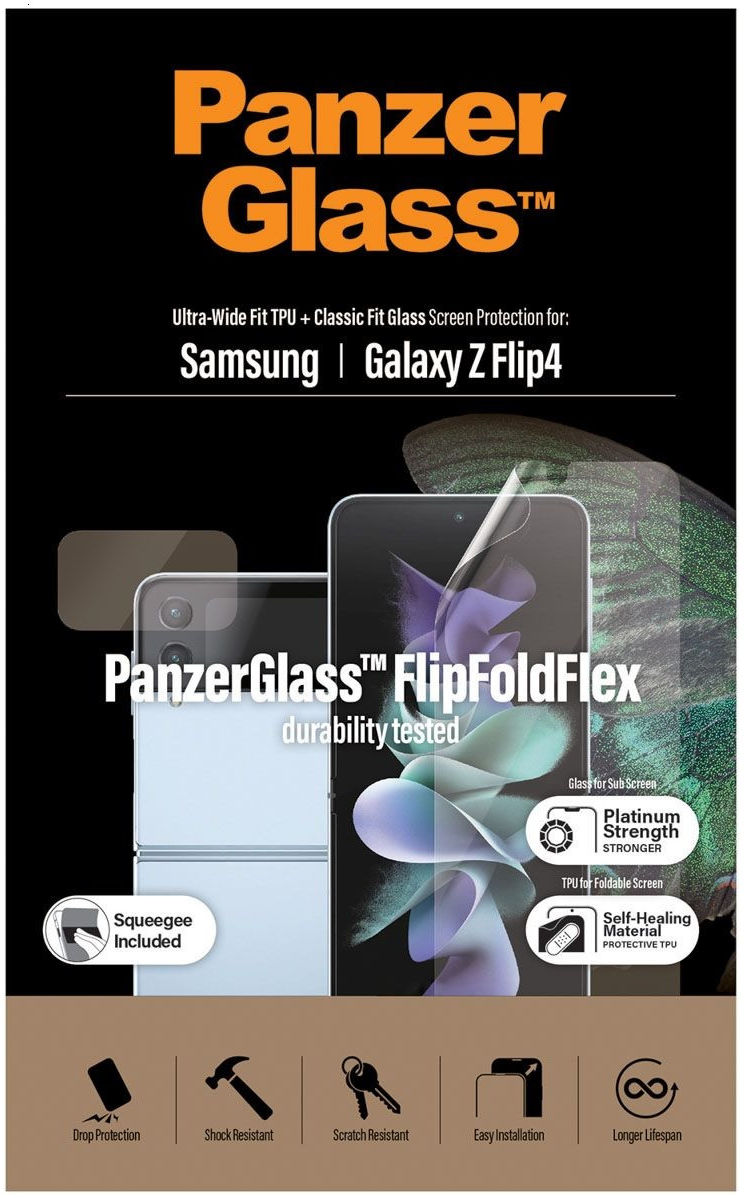 PanzerGlass Samsung Galaxy Z Flip 4 Screen Protector Case Friendly afbeelding 1
