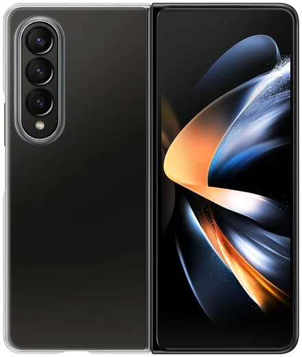 Origineel Samsung Galaxy Z Fold 4 Hoesje Clear Edge Cover Transparant afbeelding 1
