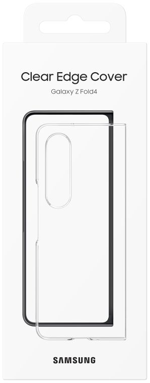 Origineel Samsung Galaxy Z Fold 4 Hoesje Clear Edge Cover Transparant afbeelding 7