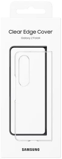 Origineel Samsung Galaxy Z Fold 4 Hoesje Clear Edge Cover Transparant afbeelding 7