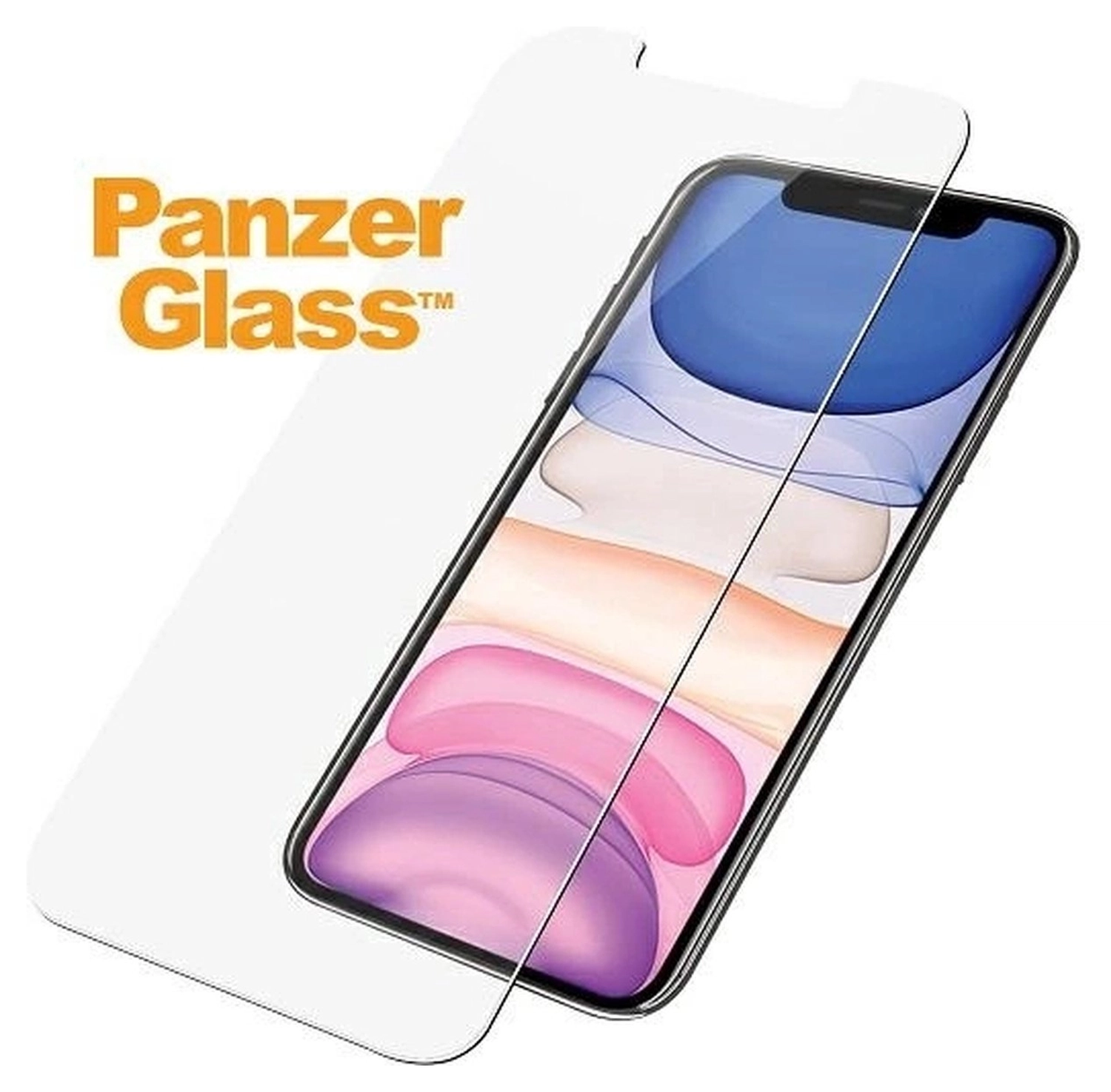PanzerGlass iPhone 11 / XR Screen Protector Case Friendly Tempered Glass afbeelding 2