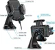 Choetech Raam/Dashboard Telefoonhouder met Draadloos Opladen 10W Zwart afbeelding 6