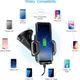 Choetech Raam/Dashboard Telefoonhouder met Draadloos Opladen 10W Zwart afbeelding 7