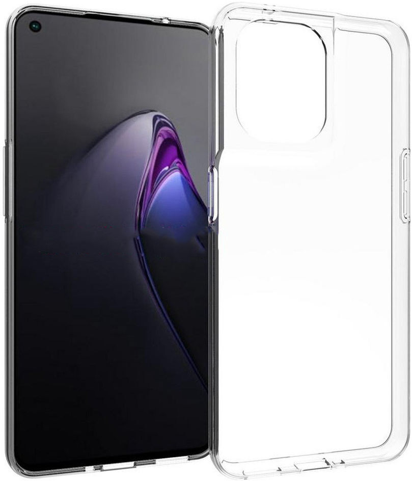 Oppo Reno 8 5G Hoesje Dun TPU Back Cover Transparant afbeelding 1