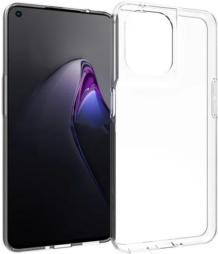 Oppo Reno 8 5G Hoesje Dun TPU Back Cover Transparant afbeelding 1